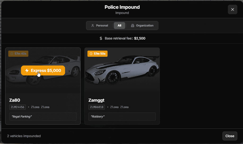 Zloma SimpleGarages [FREE] ESX/QBCORE/QBOX product thumbnail, image 5